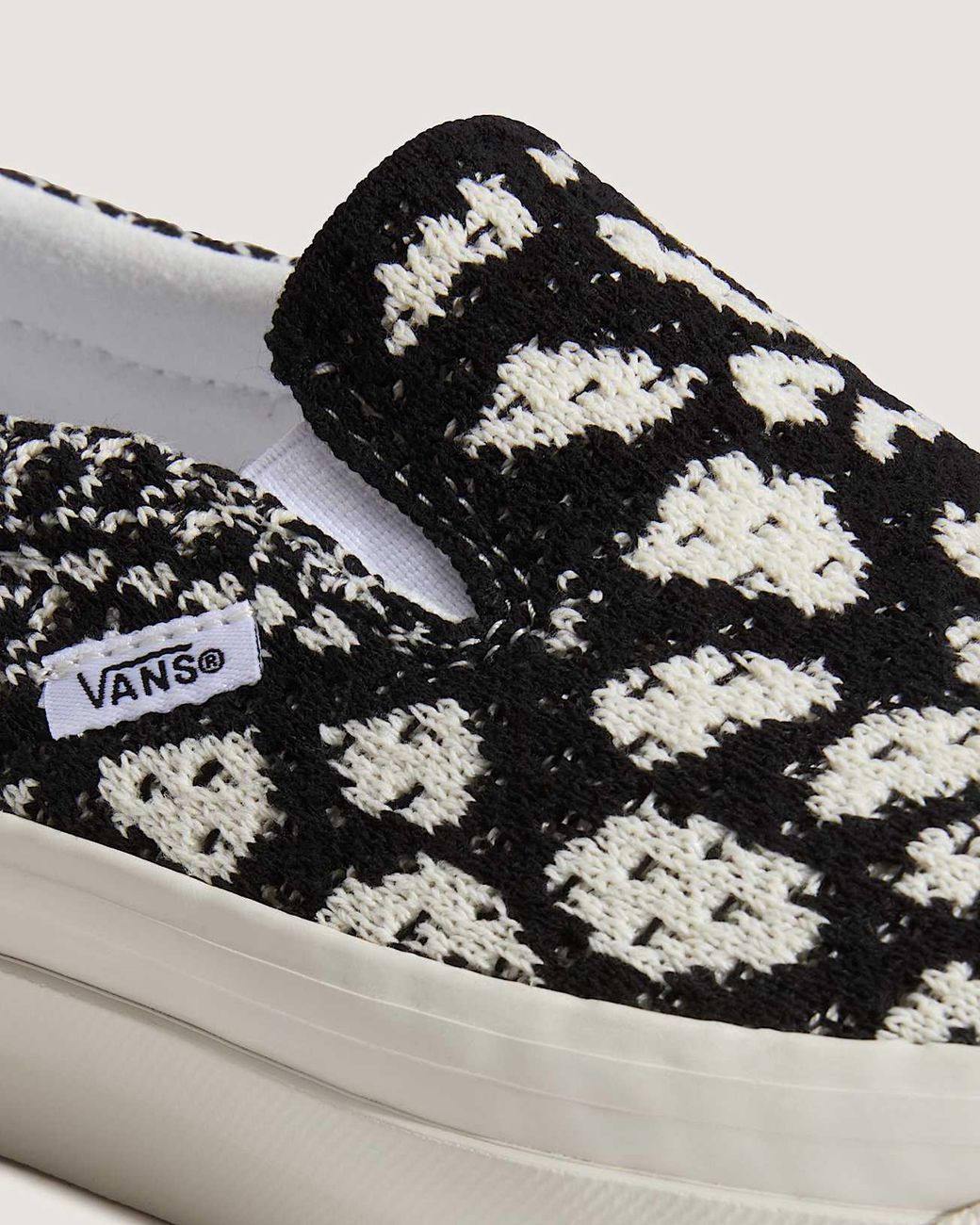 Vans White Premium Classic Slip-On Shoes for men