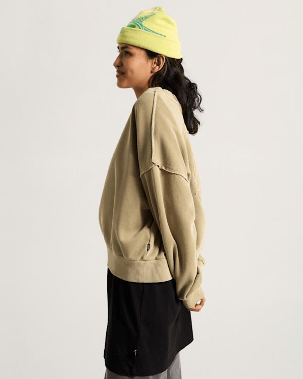 Vans Natural Got Your Back Crew Sweatshirt, Damen, Größe