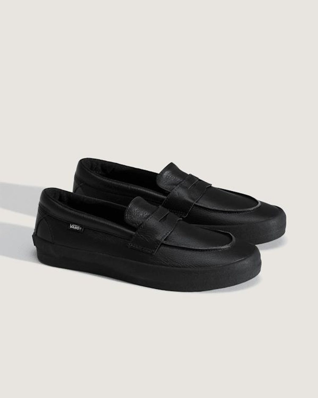 Vans Black Skate Loafer Shoes for men