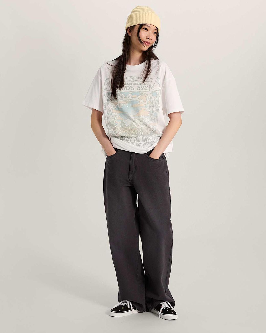 Vans Blue Minds Eye Oversized Ss Tee