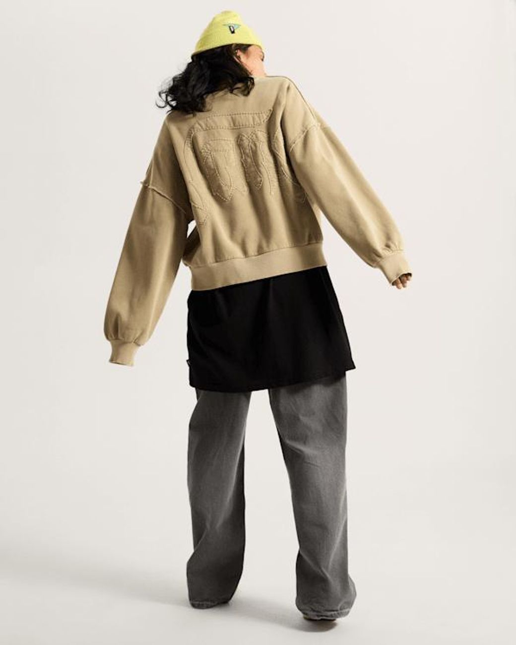 Vans Natural Got Your Back Crew Sweatshirt, Damen, Größe