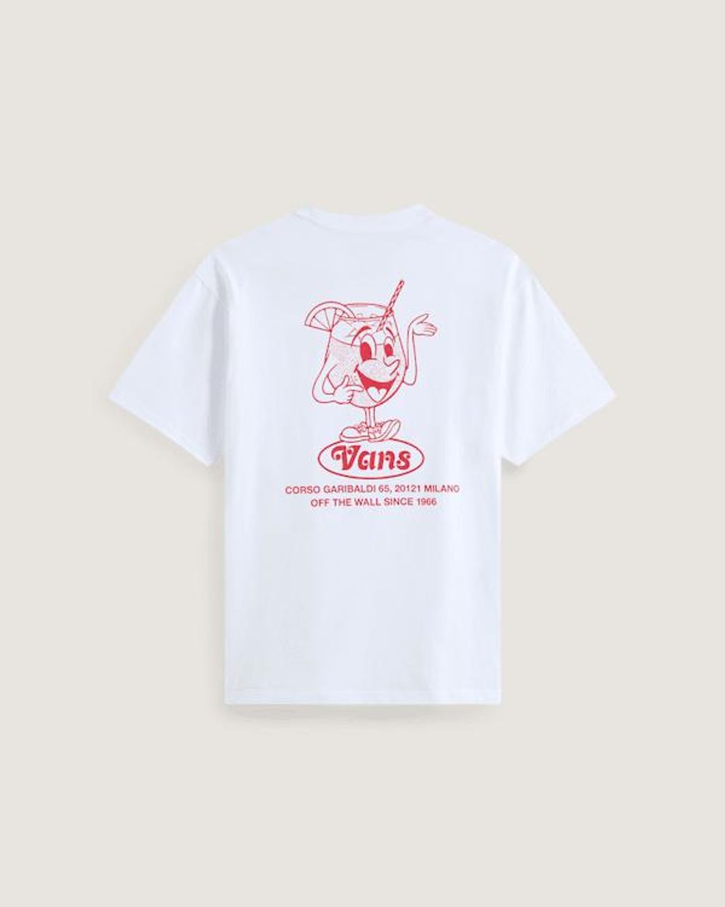 Vans White Milano Apertivo T-Shirt for men