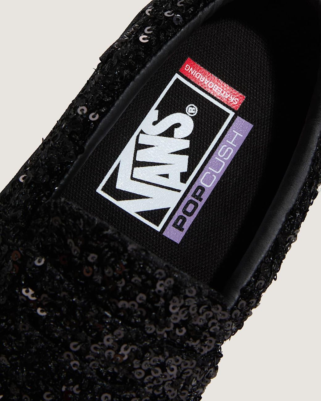 Vans Black Skate Loafer Shoes for men