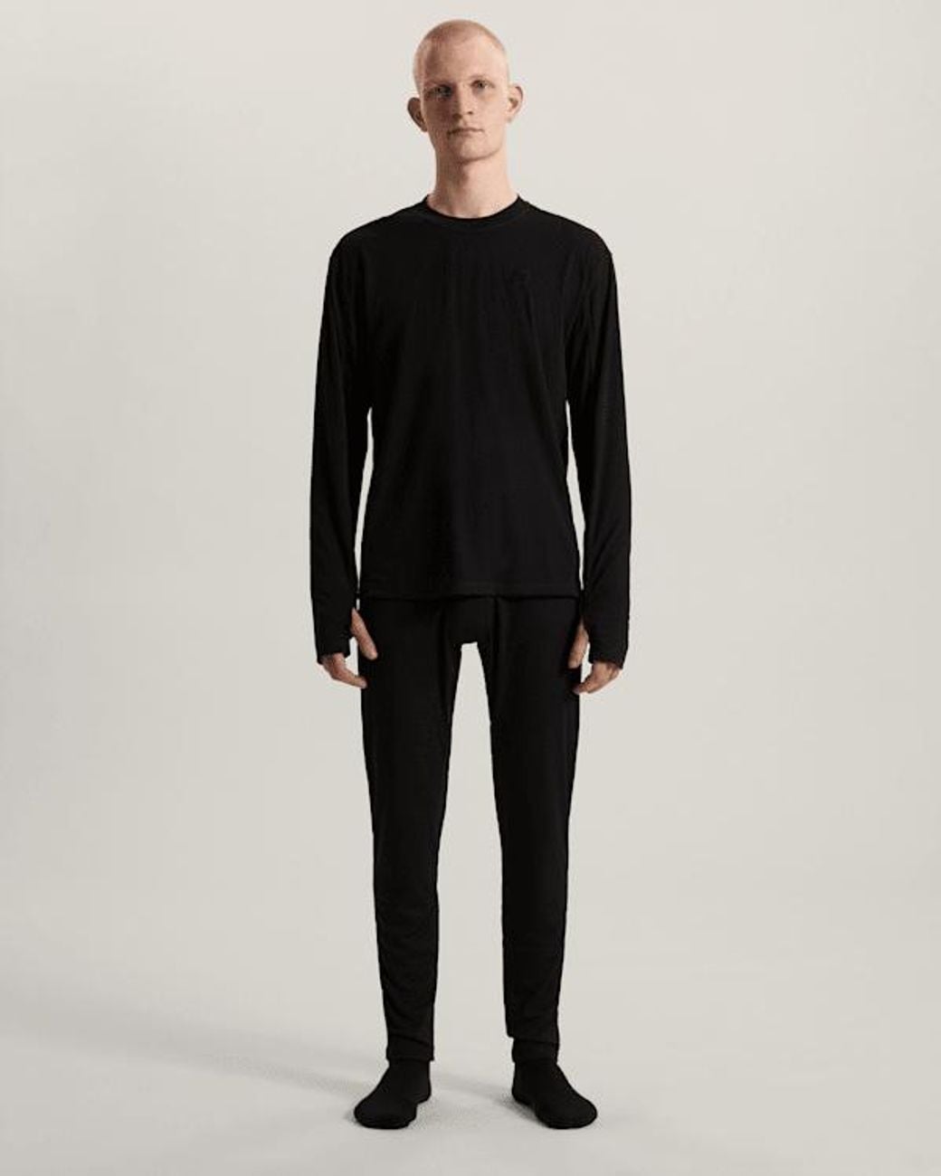 Vans Black Cascade Base Layer Top for men