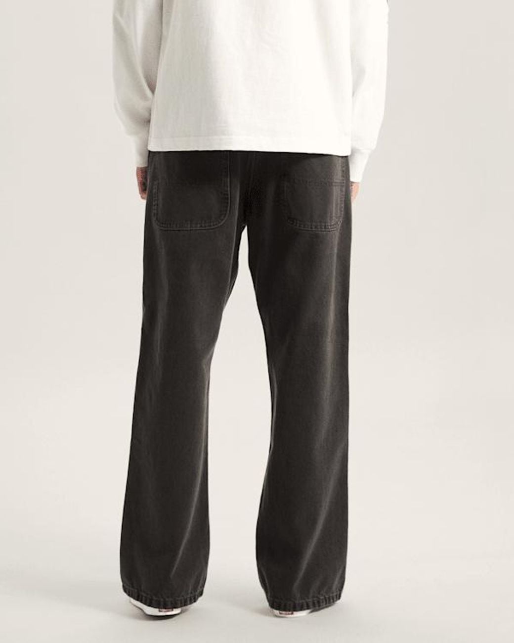 Vans Black Skate Loose Bootcut Denim Trousers for men