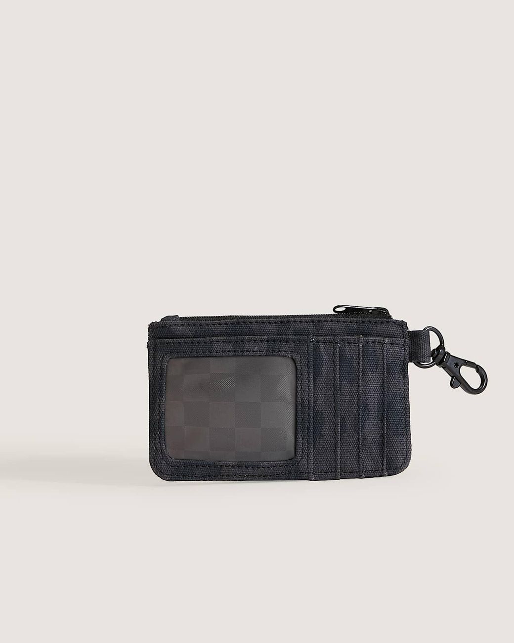 Vans Black Off The Wall Zip Wallet for men