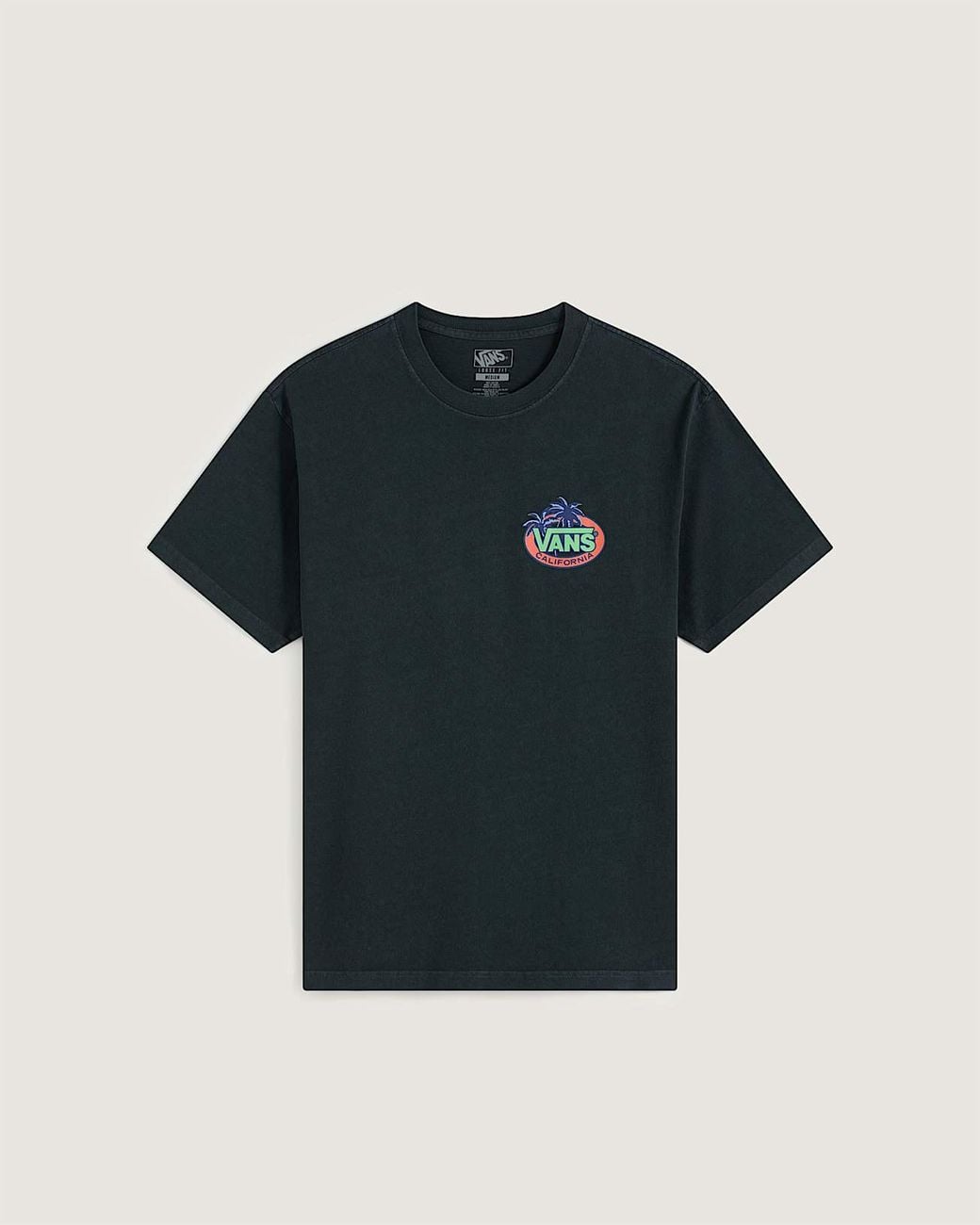 Vans Black Socal Palms Ss Tee for men