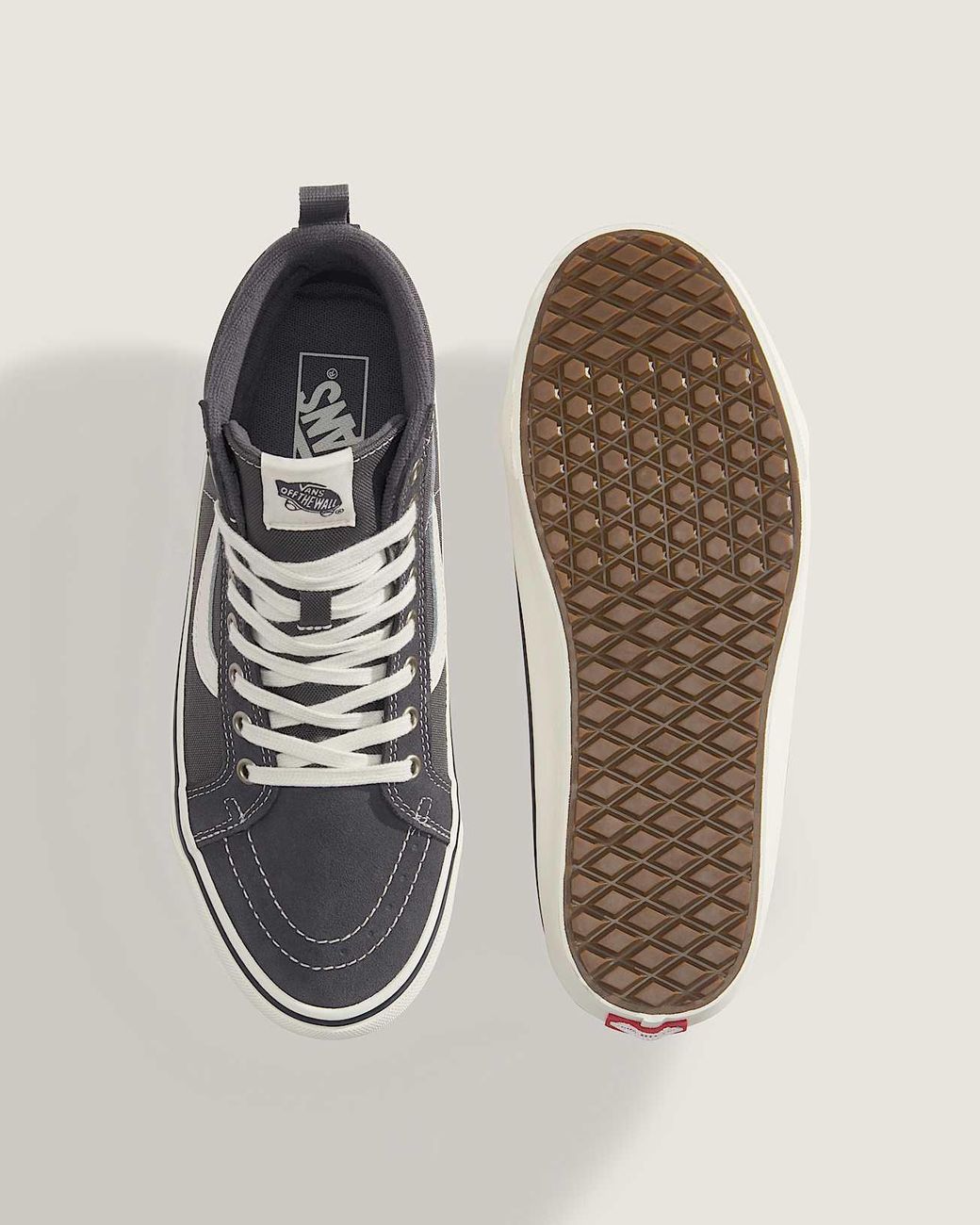 Vans Gray Sk8-Hi Insulated Shoes for men