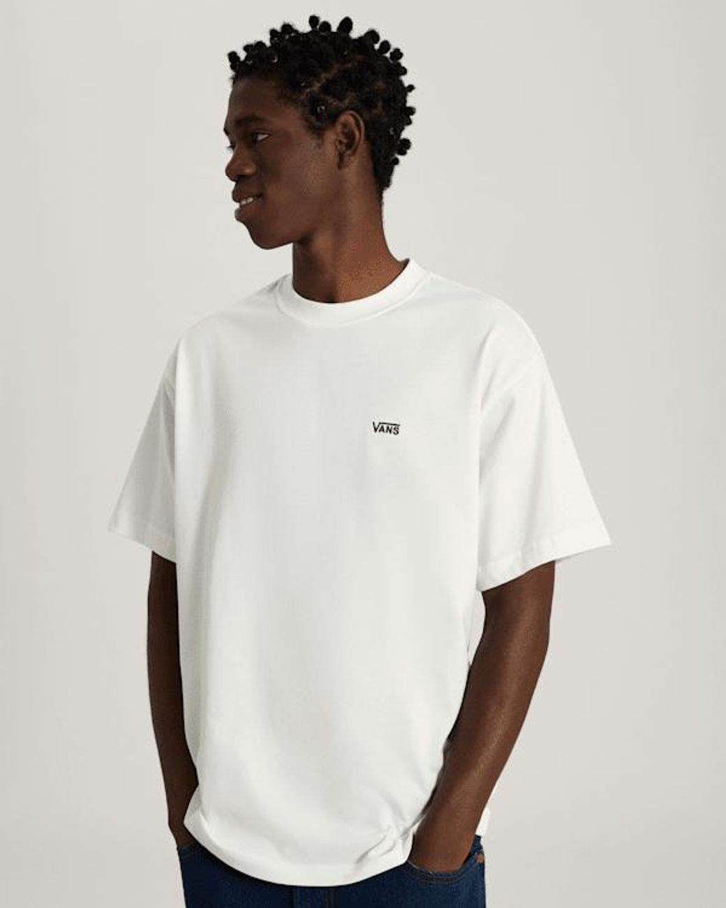 Vans Natural Left Chest Logo T-Shirt for men