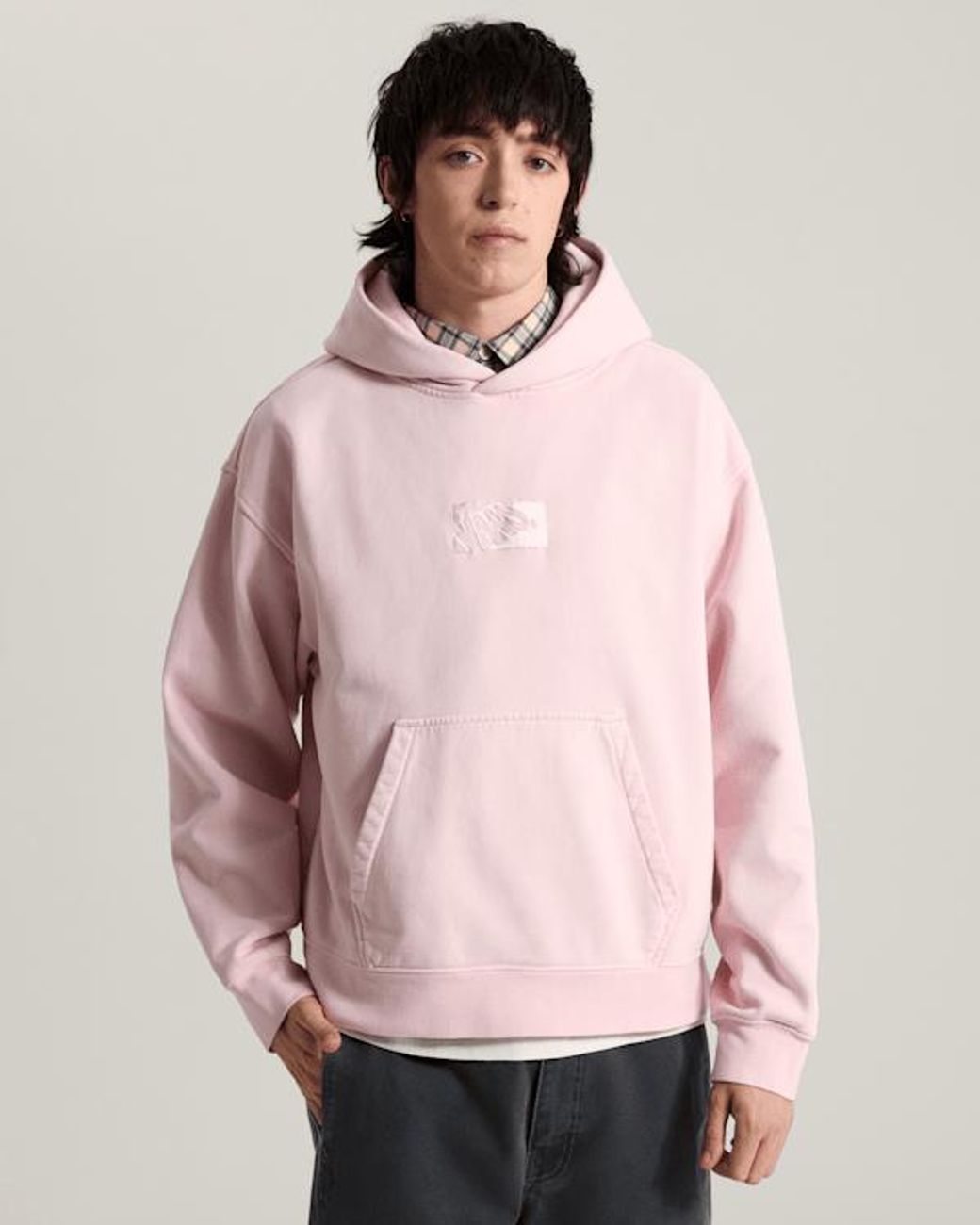 Vans Pink Premium Pullover Hoodie for men