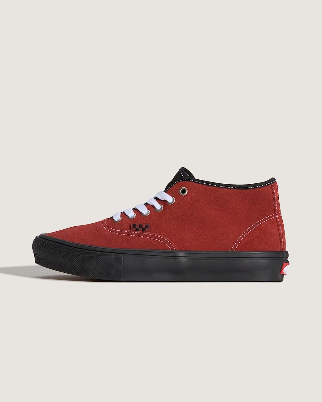 Vans Red Skate Authentic Mid Shoes for men