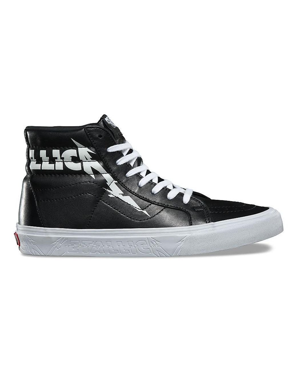 Chaussures Metallica Sk8 hi Reissue Vans pour homme en coloris Noir Lyst