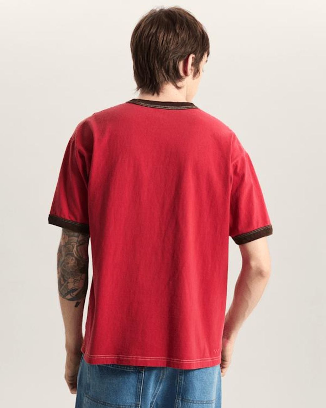 Vans Flame Face Tee, Grootte in het Red voor heren