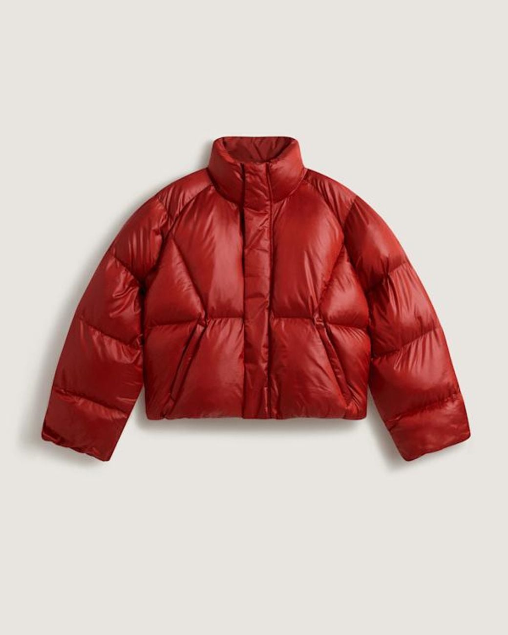 Vans Red Puffer Poppy Ember