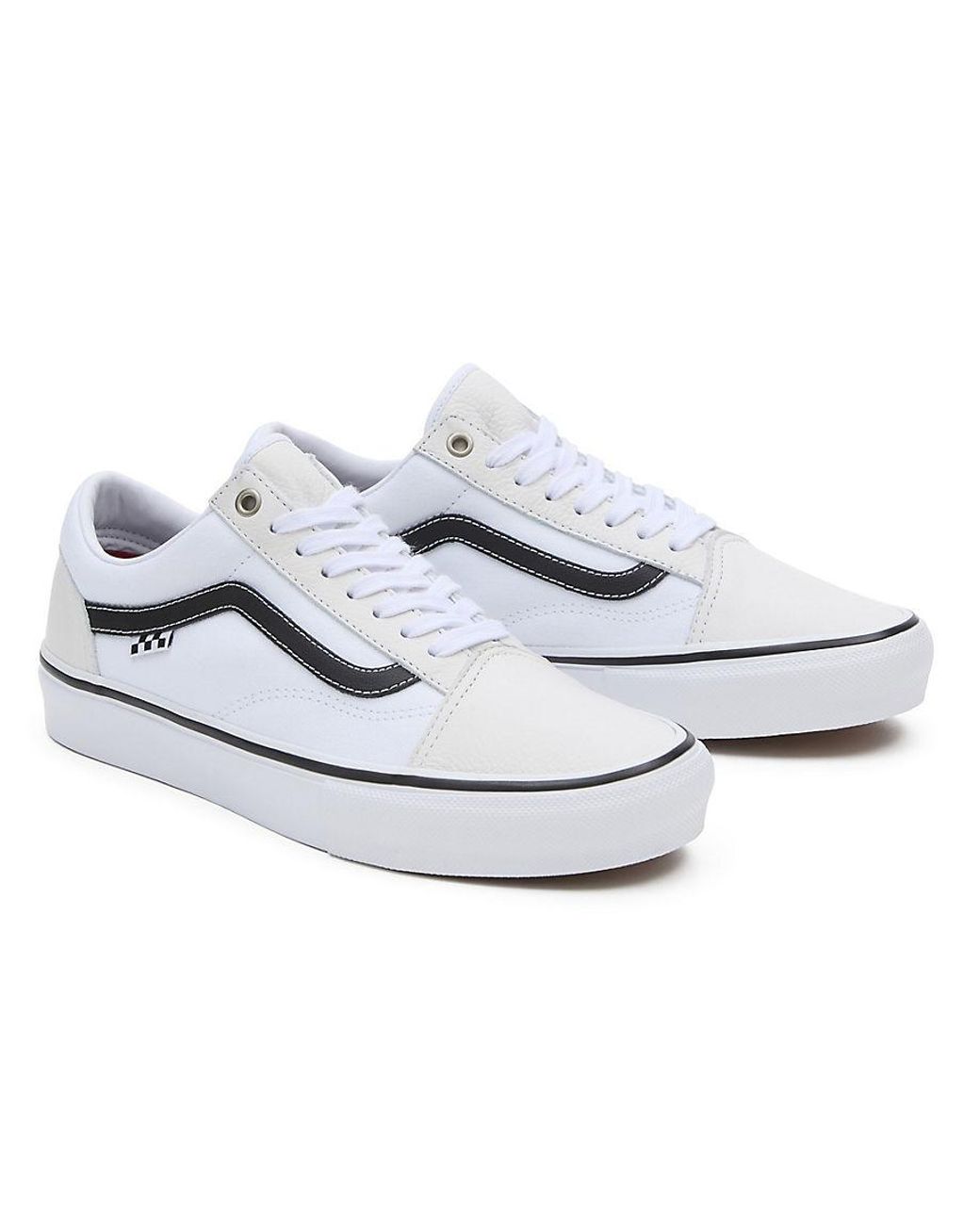 Vans old skool best sale pelle
