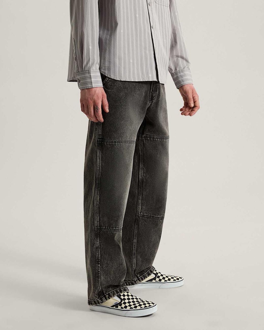 Vans Gray X Rowan Double Knee Denim Trousers for men