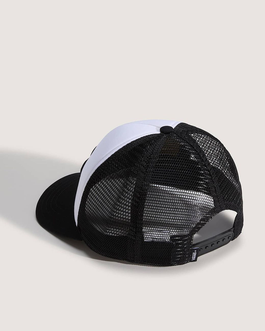 Vans White Classic Patch Curved Bill Trucker Hat for men
