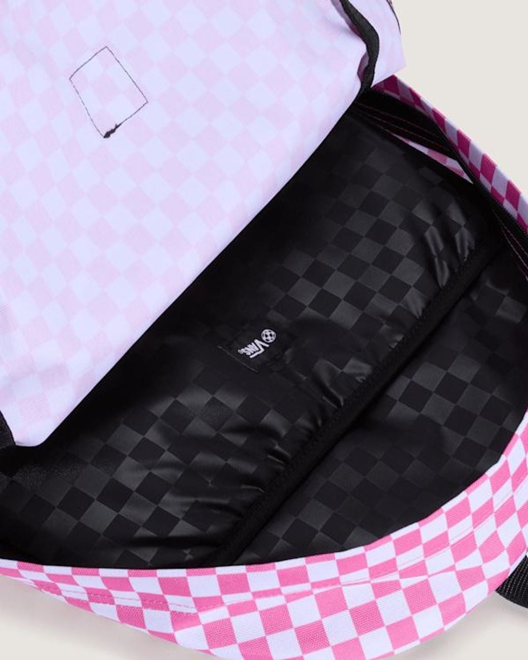 Vans Pink Old Skool Checkerboard Backpack for men