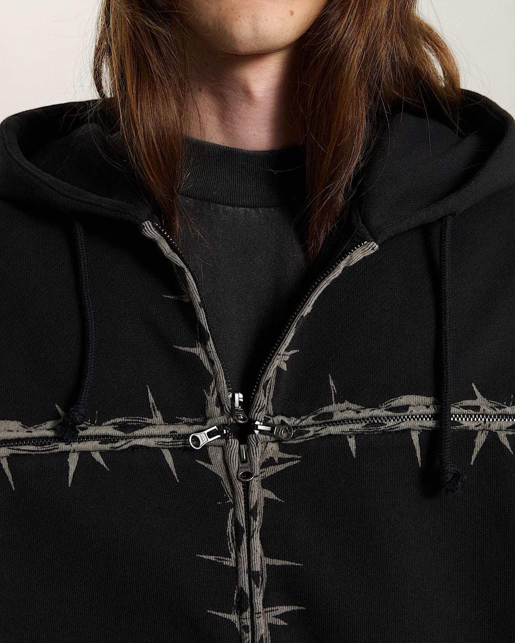 Vans A.O.D. By Slam Jam T Kapuzenjacke, Herren, Größe in Black für Herren