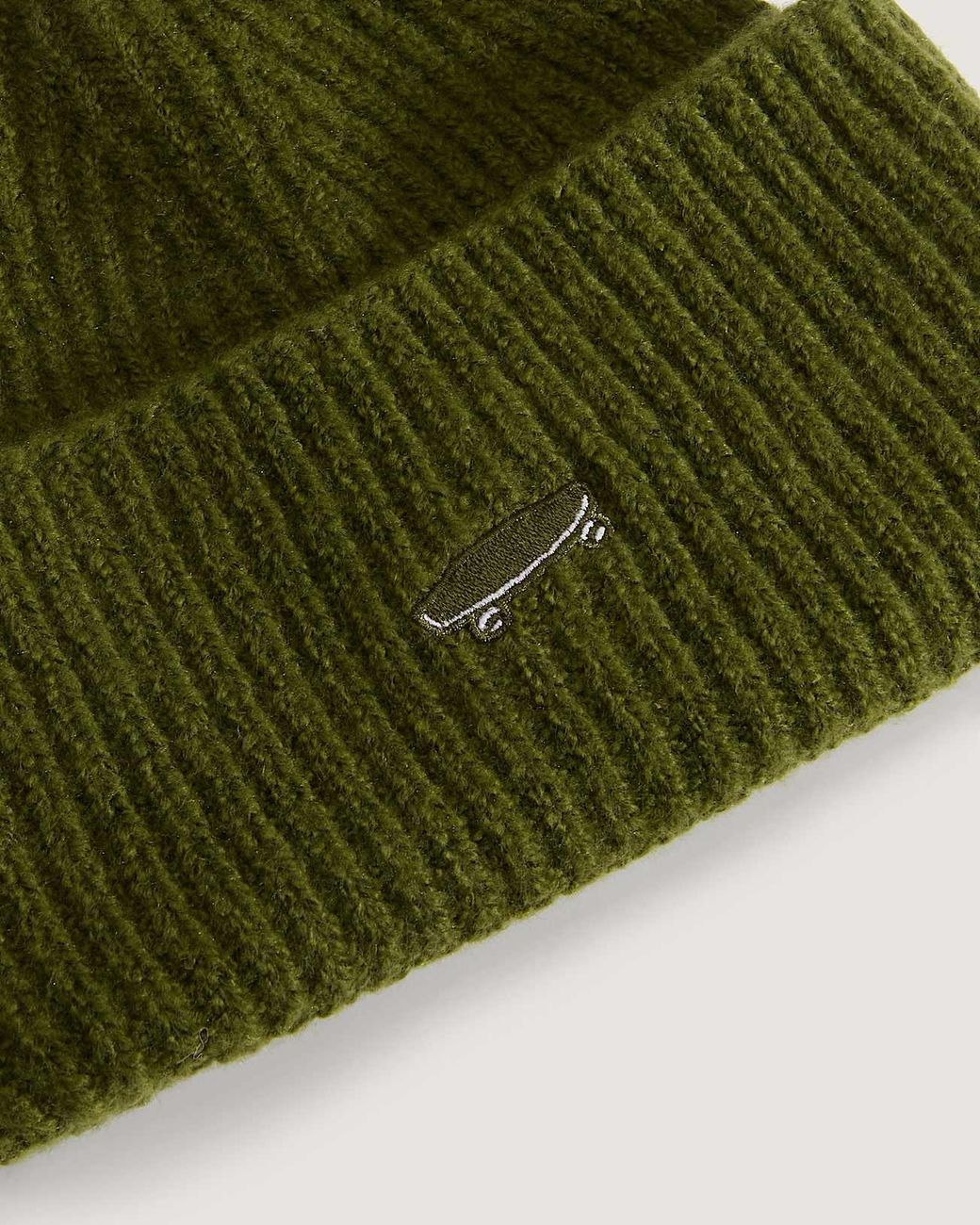 Vans Green Densmore Wide Cuff Beanie for men