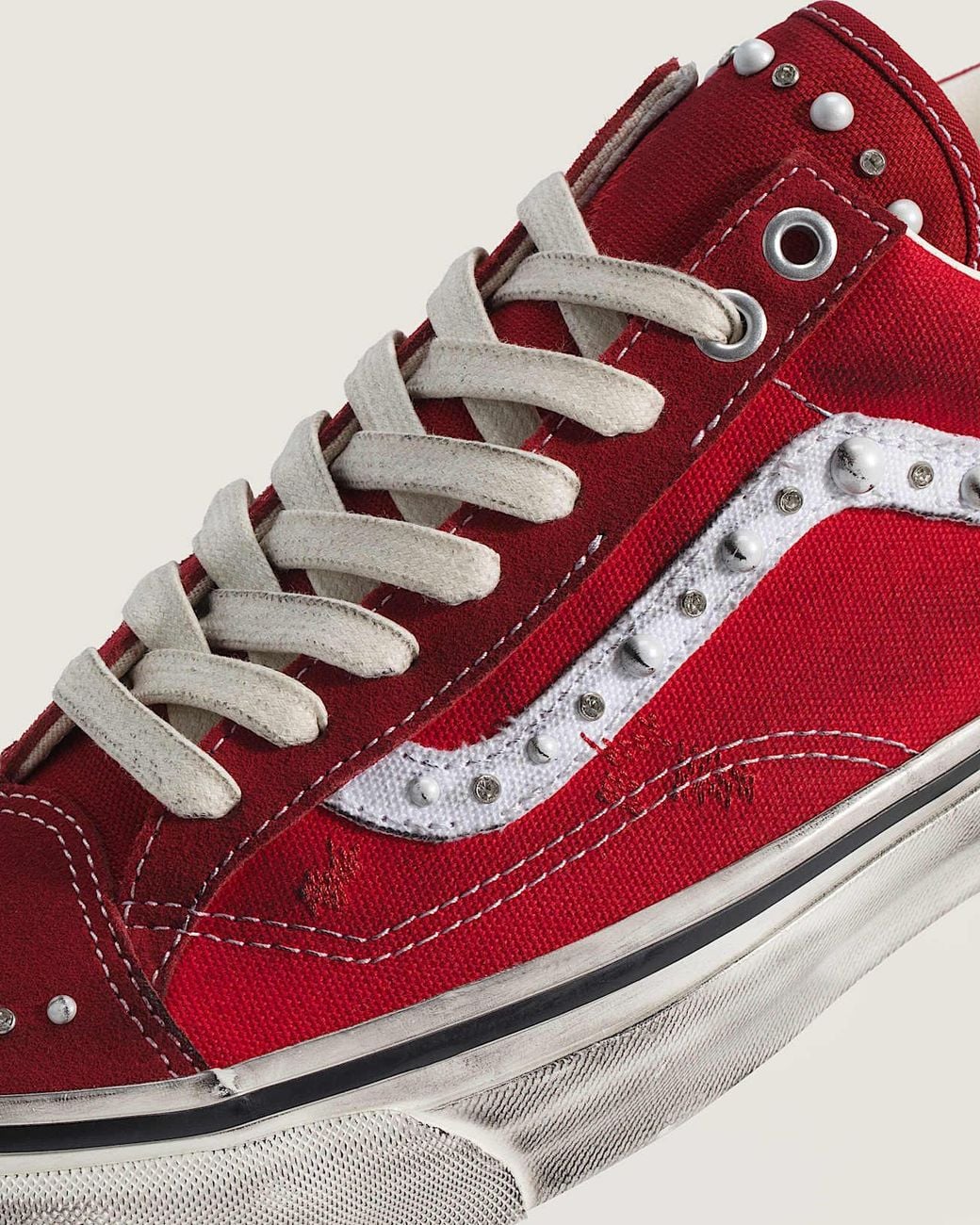 Vans Red Premium Old Skool 36 Shoes for men