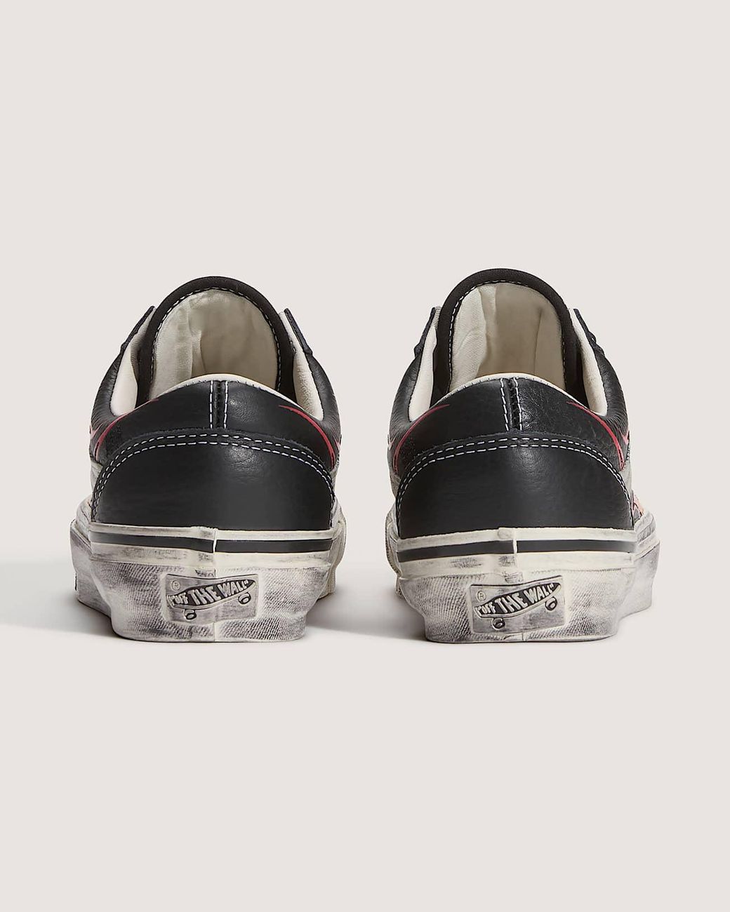 Vans Black Premium Old Skool 36 Flames Shoes for men