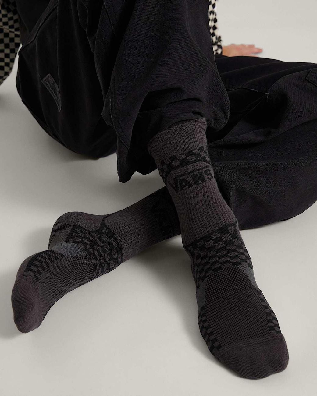 Vans A.O.D. By Slam Jam Checker Socken (3 Paar) Herren, Größe: L (42.5-47 in Black für Herren