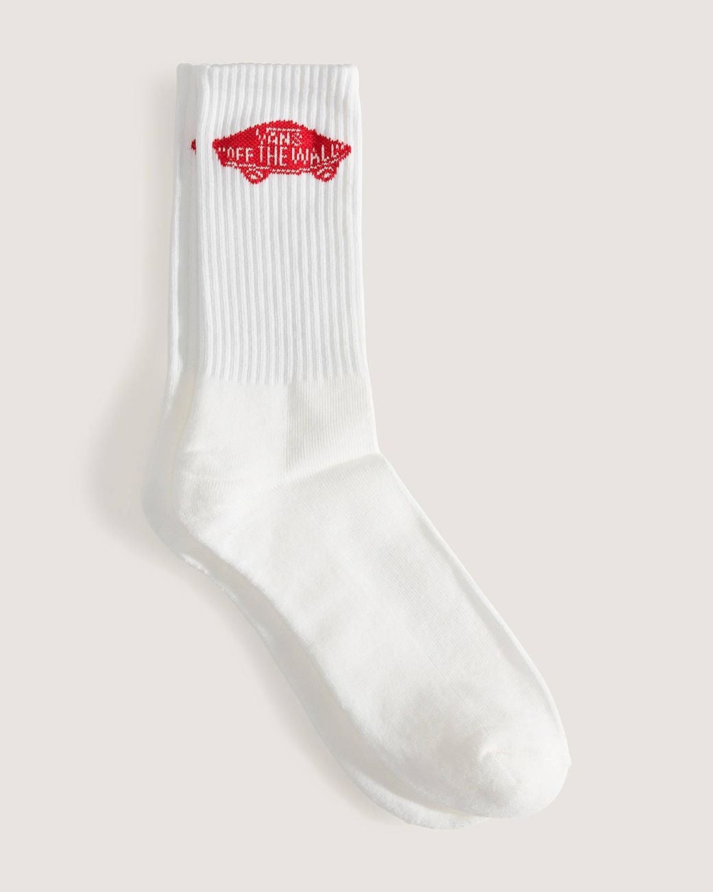 Vans White Classic Crew Socks (1 Pair) Size: L (8.5-12​ for men