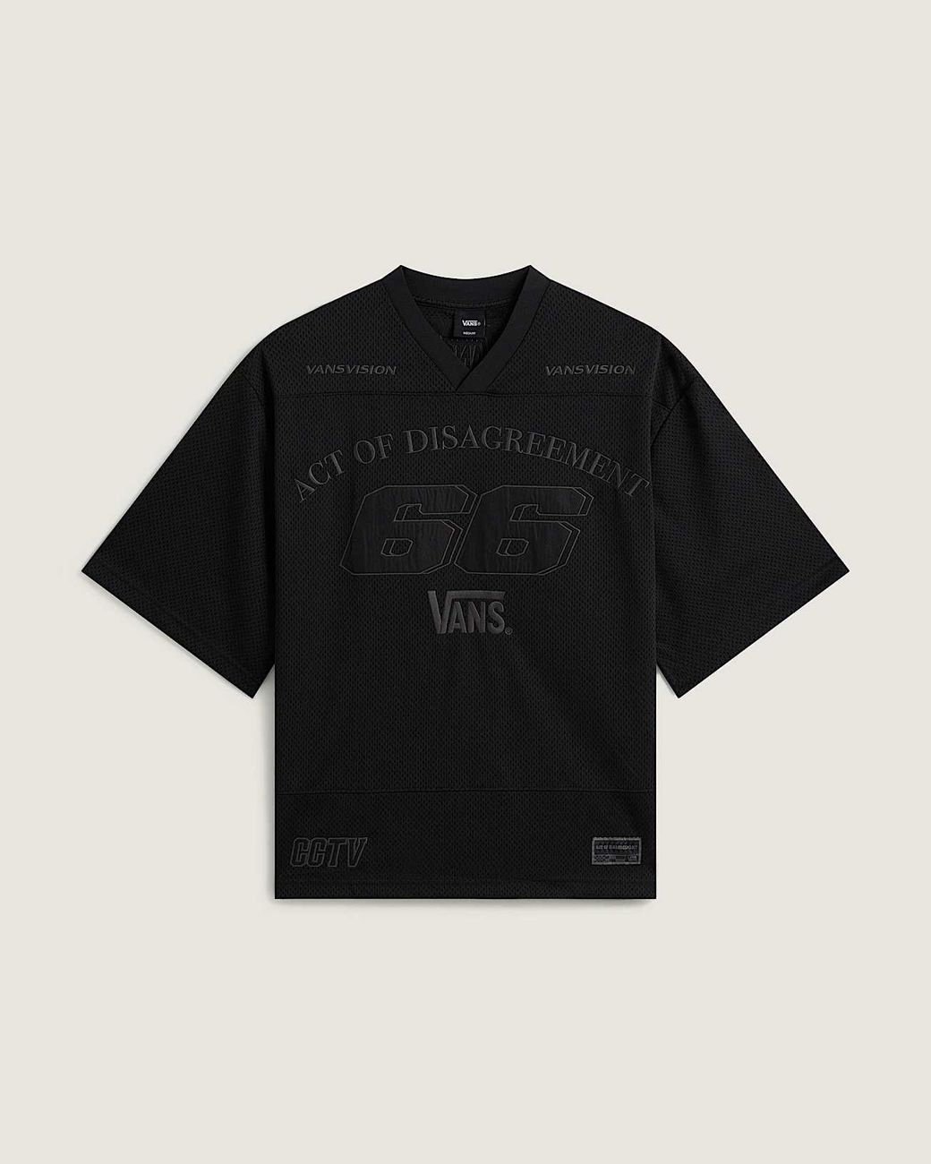 Vans A.O.D. By Slam Jam Mesh T-Shirt, Herren, Größe in Black für Herren