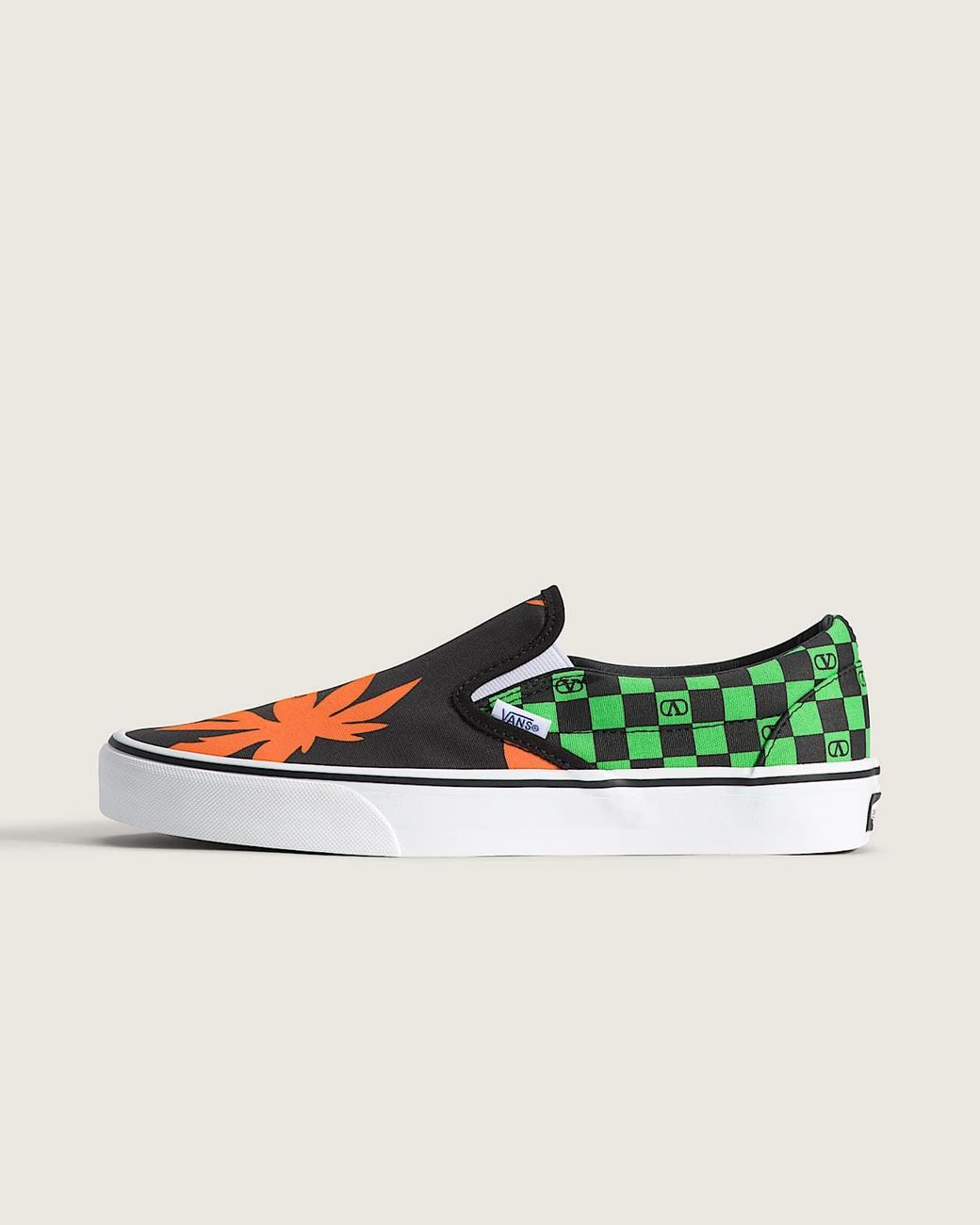 Vans Green And Classic Slip-On for men