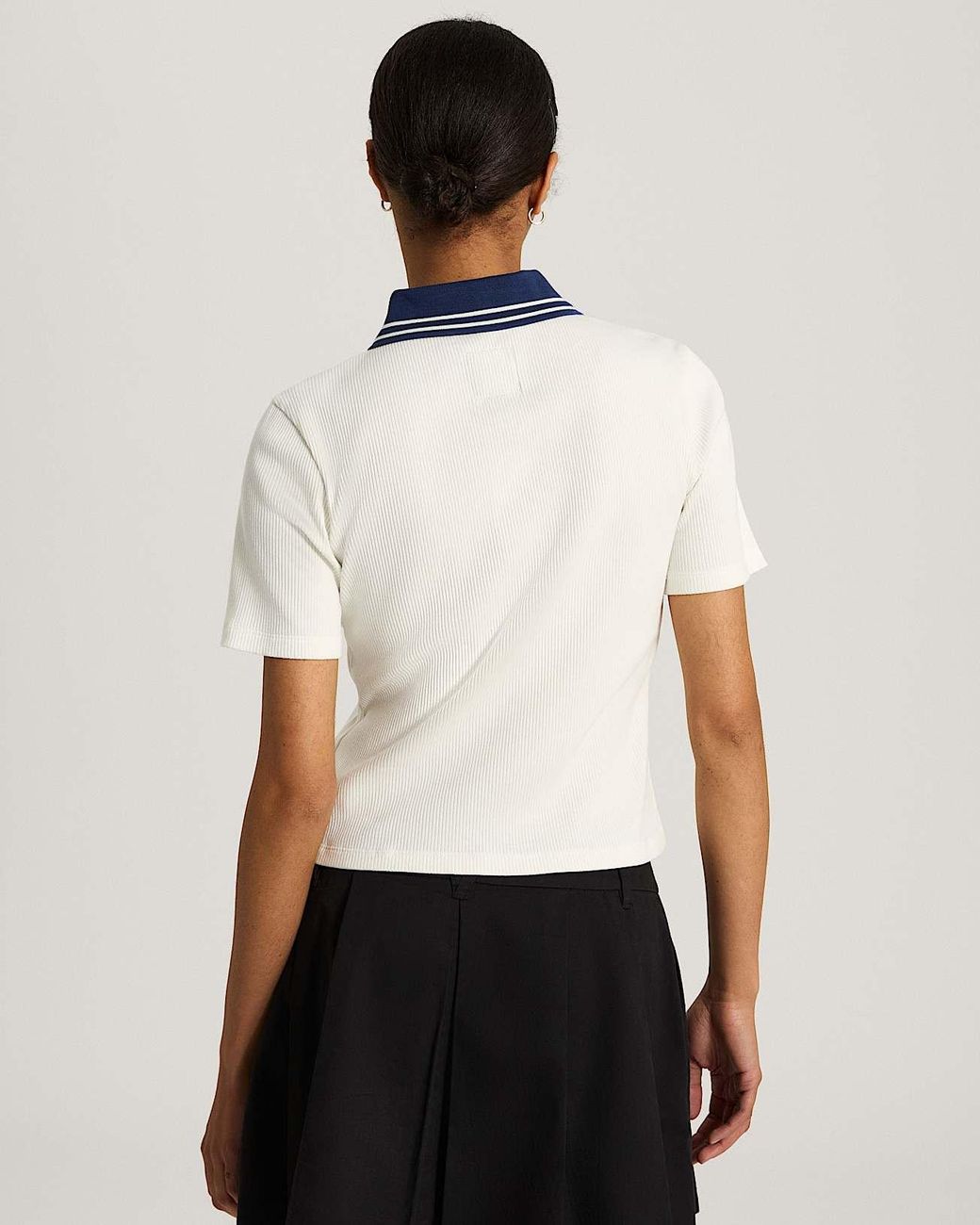 Vans White Priscilla Polo Shirt