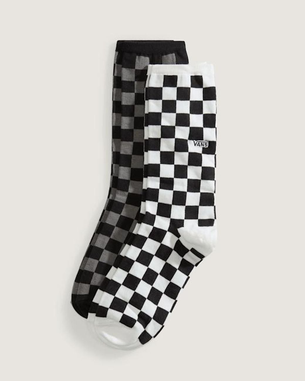 Vans White Ticker Crew Socks (2 Pairs) Size: L (8.5-12​ for men