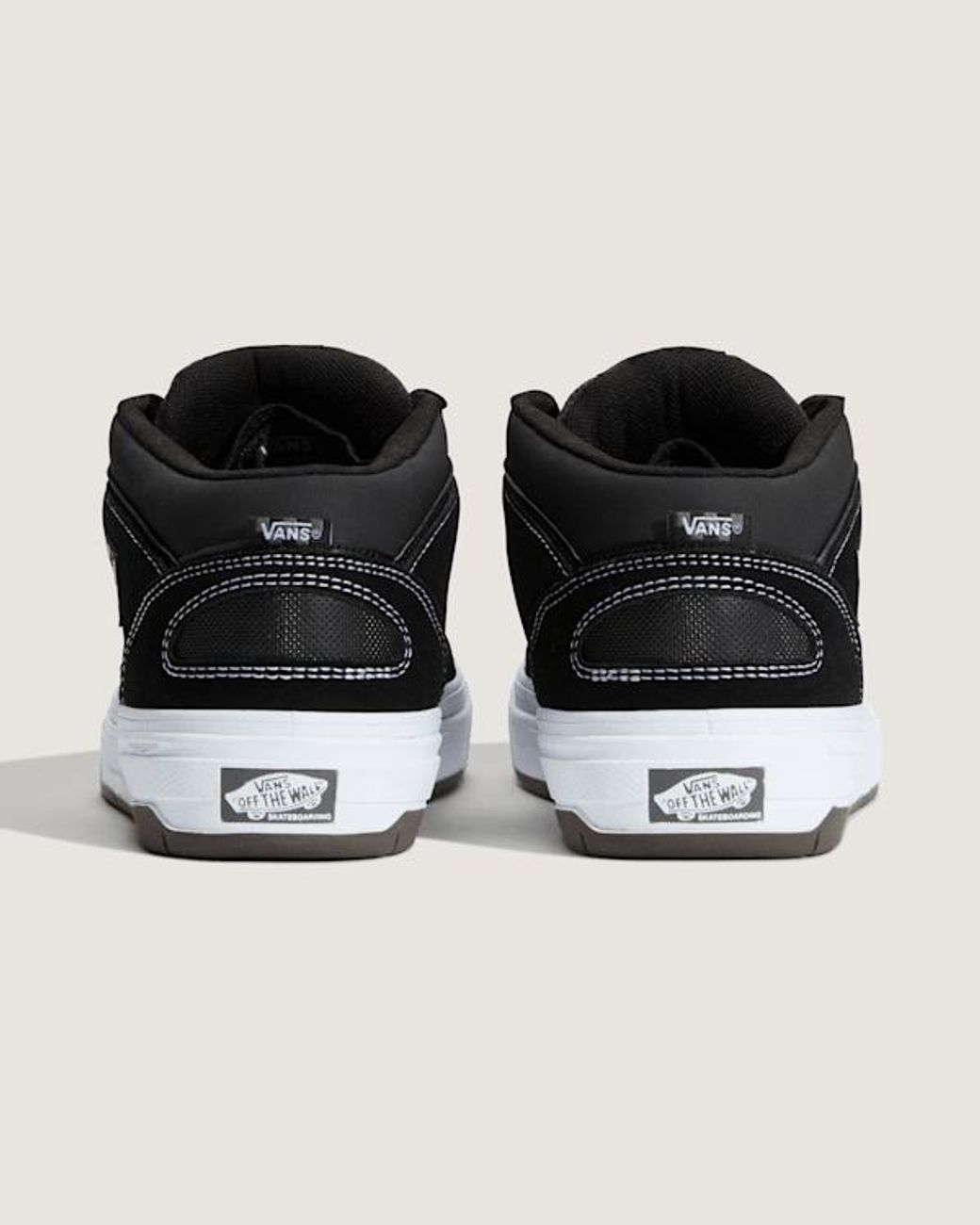 Vans Black Skate Half Cab Wafflecup Shoes for men