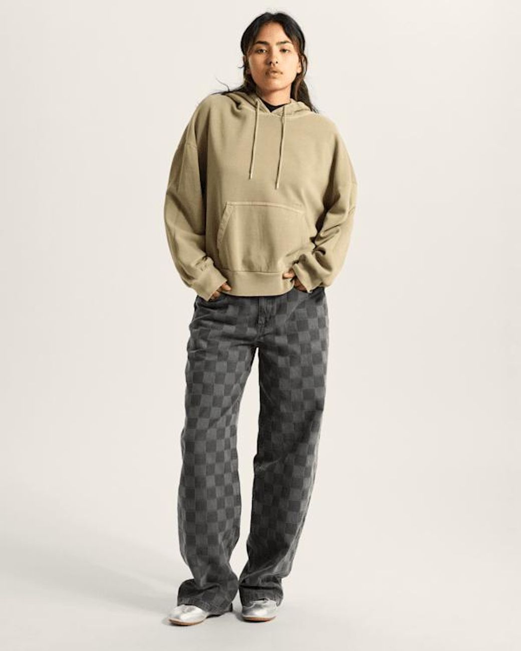 Vans Natural Retro Hoodie, Damen, Größe