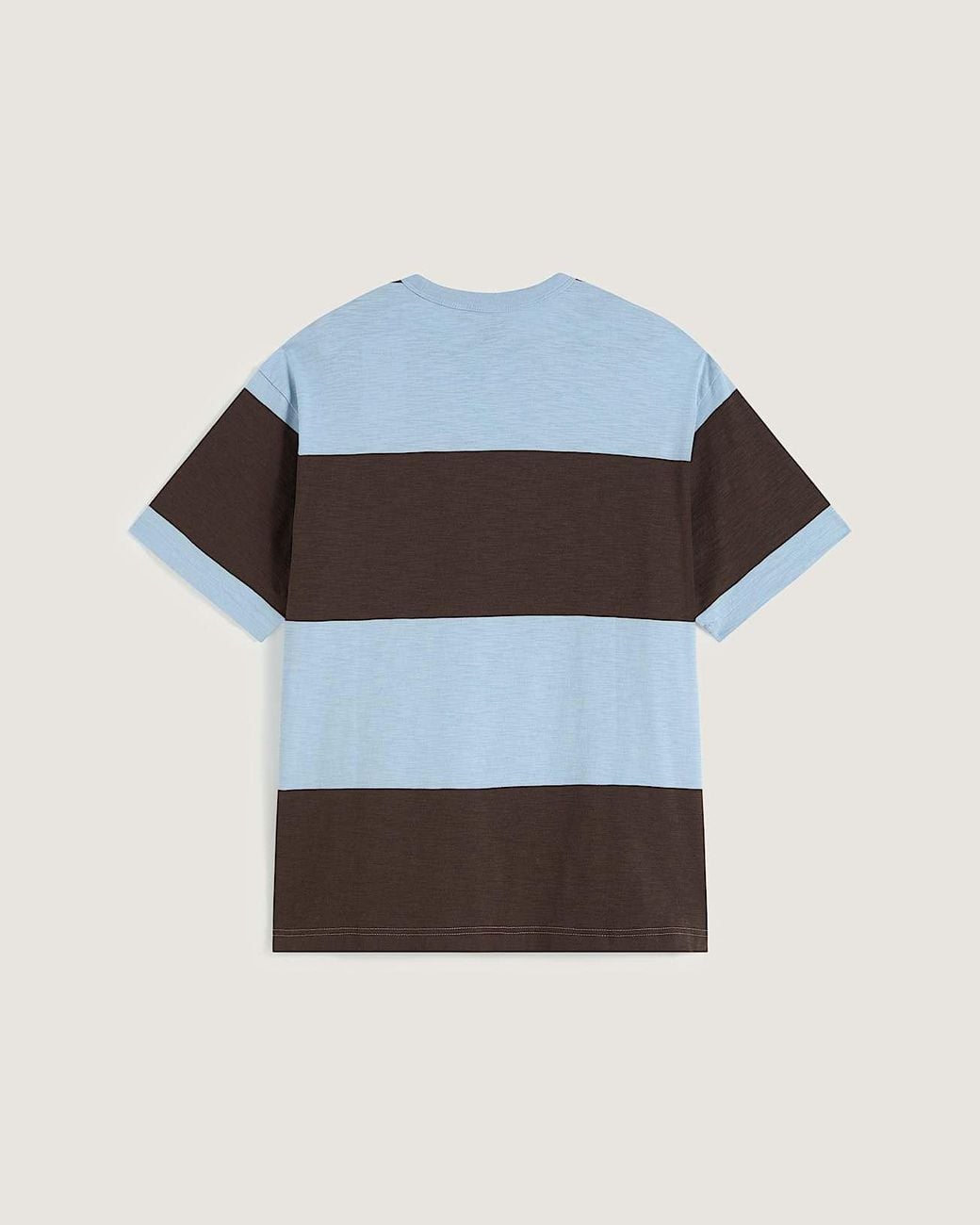 Vans Blue Slubby Stripe Ss Tee Soft Slate for men