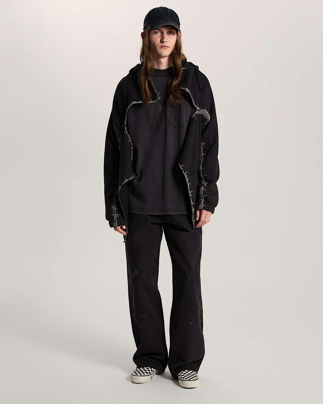 Vans A.O.D. By Slam Jam Lasered Langarmshirt, Herren, Größe in Black für Herren