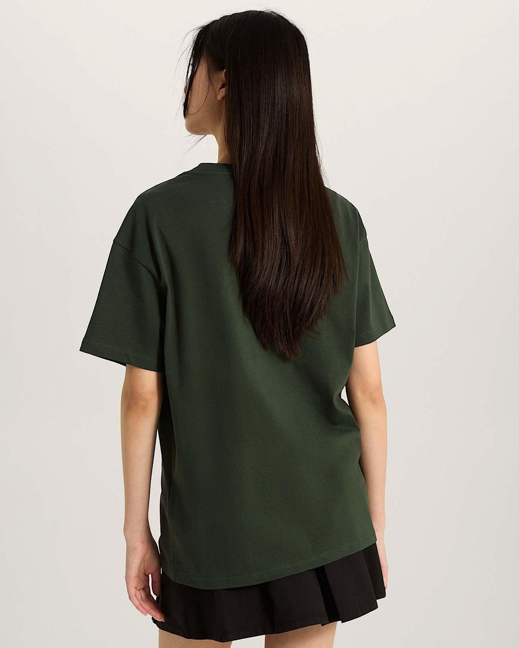 Vans Green Minds Eye Oversized Ss Tee Oil