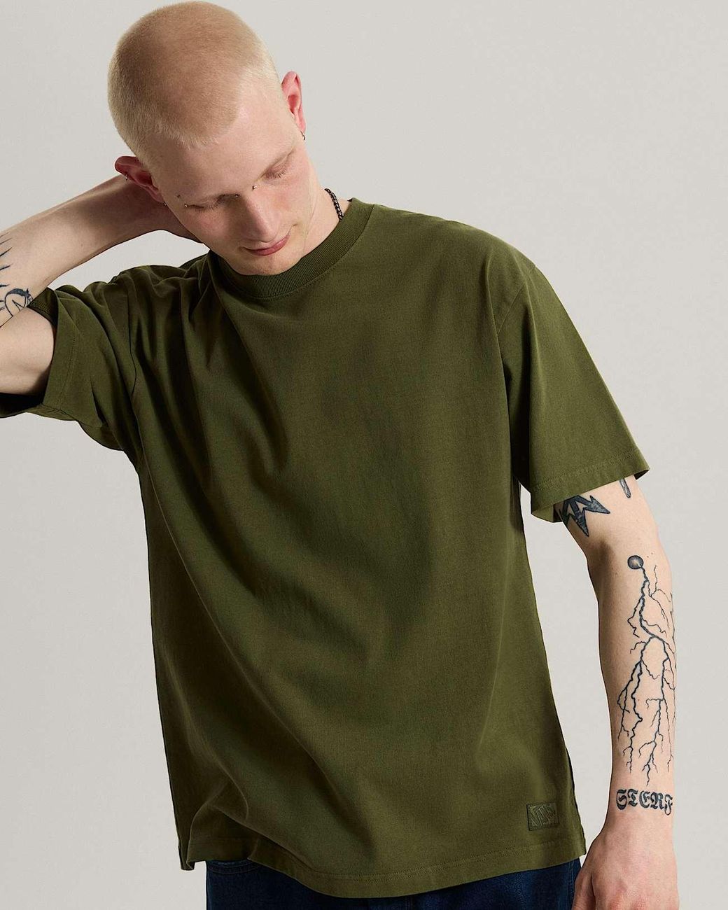 Vans Green Premium Loose Fit T-Shirt for men