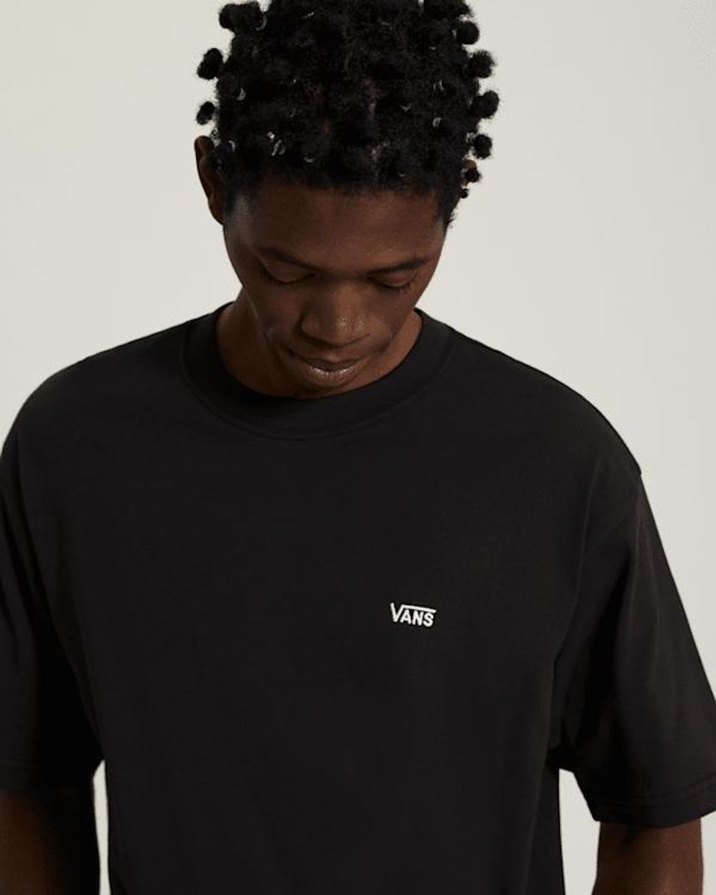 Vans Black Left Chest Ii Logo T-Shirt for men