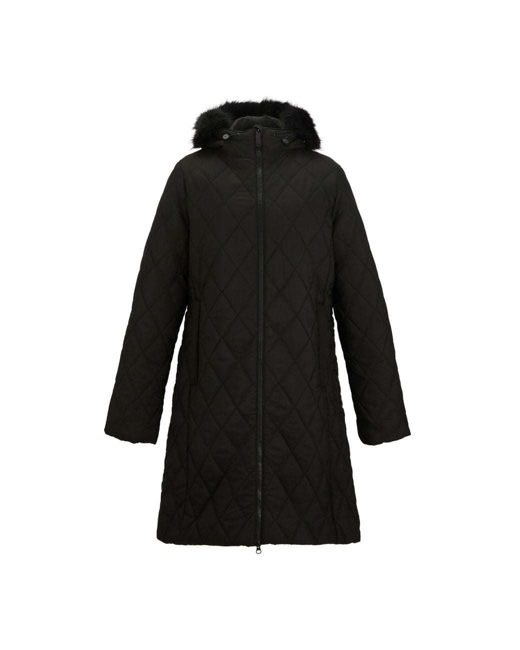 Regatta Black Ladies Fionne Long Length Jacket
