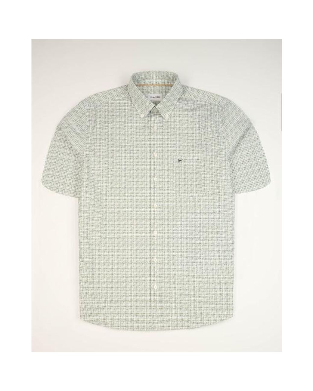 Campbell Casual Overhemd in het White voor heren