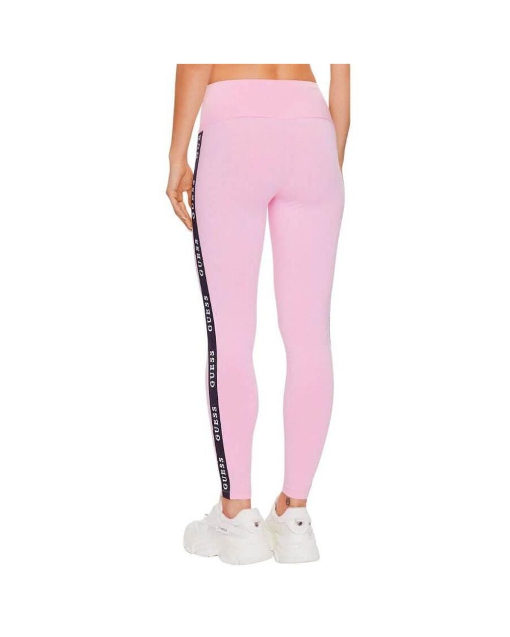 Guess Slanke Legging /Zwart) in het Pink
