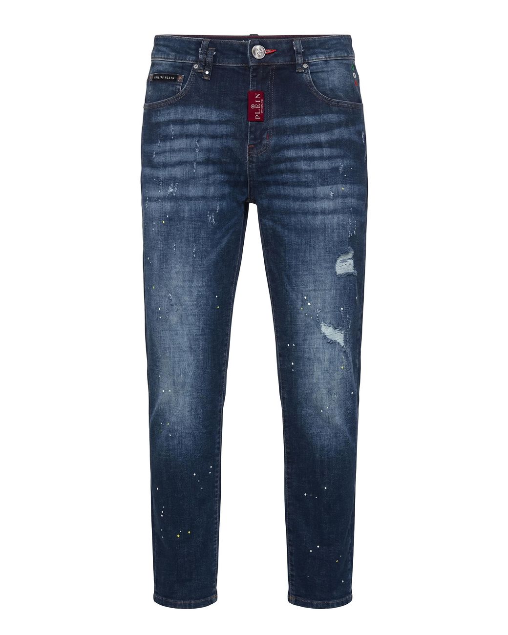 Philipp Plein New Tapered Fit Jeans Basic in het Blue voor heren