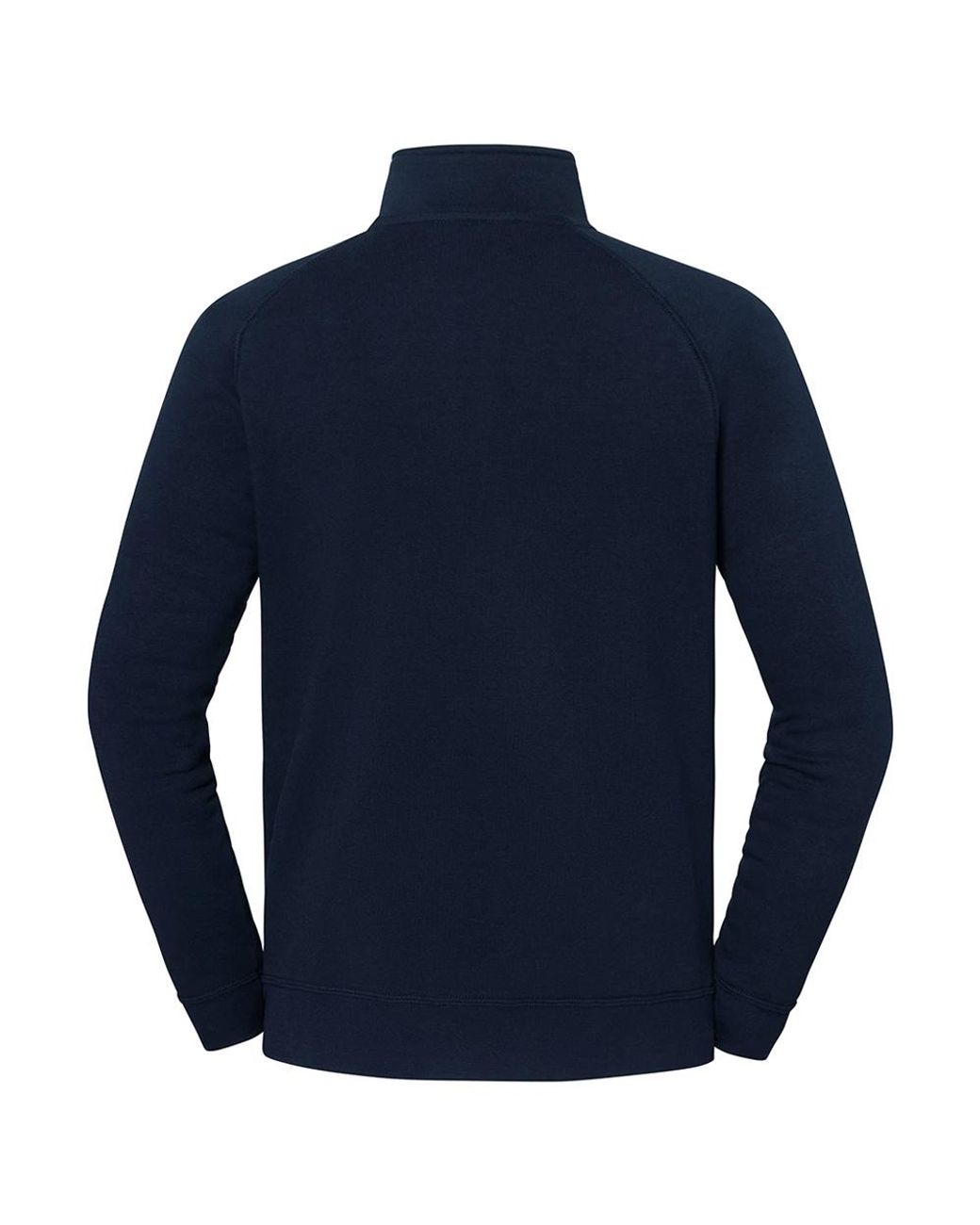 Fruit Of The Loom Blue Iconic Premium Half Zip Sweatshirt (Deep) for men