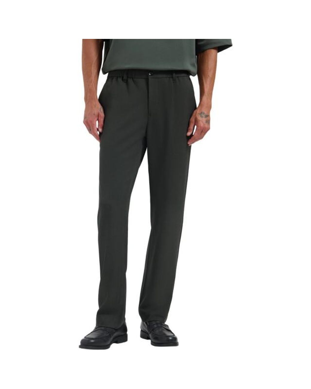 Dstrezzed Ds Harvey Dynamic Twill in het Black voor heren