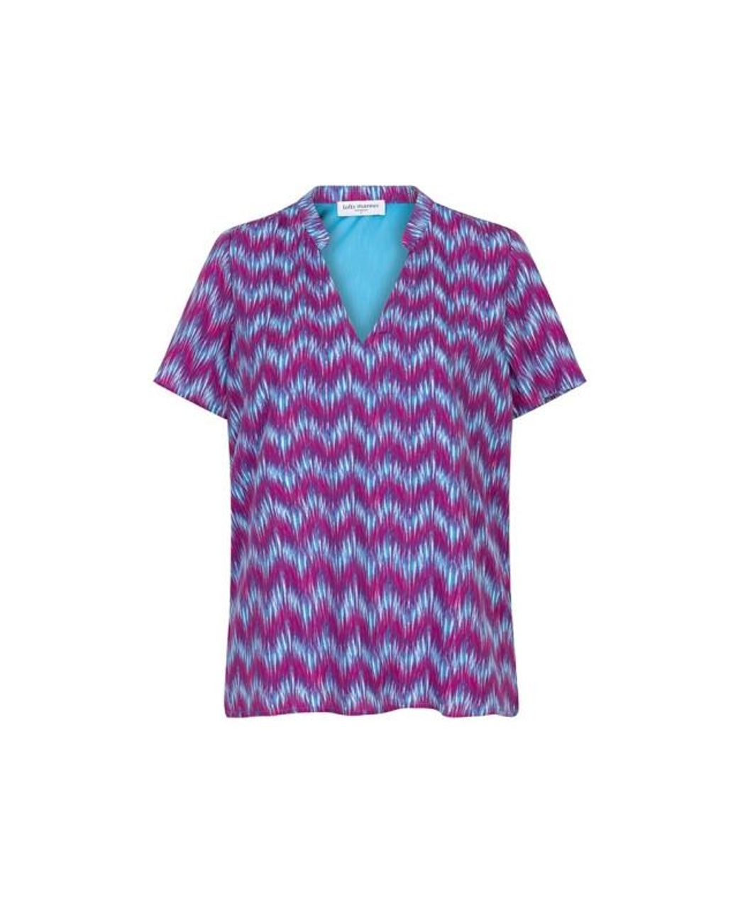 Lofty Manner Blouse Mayra Dessin in het Purple