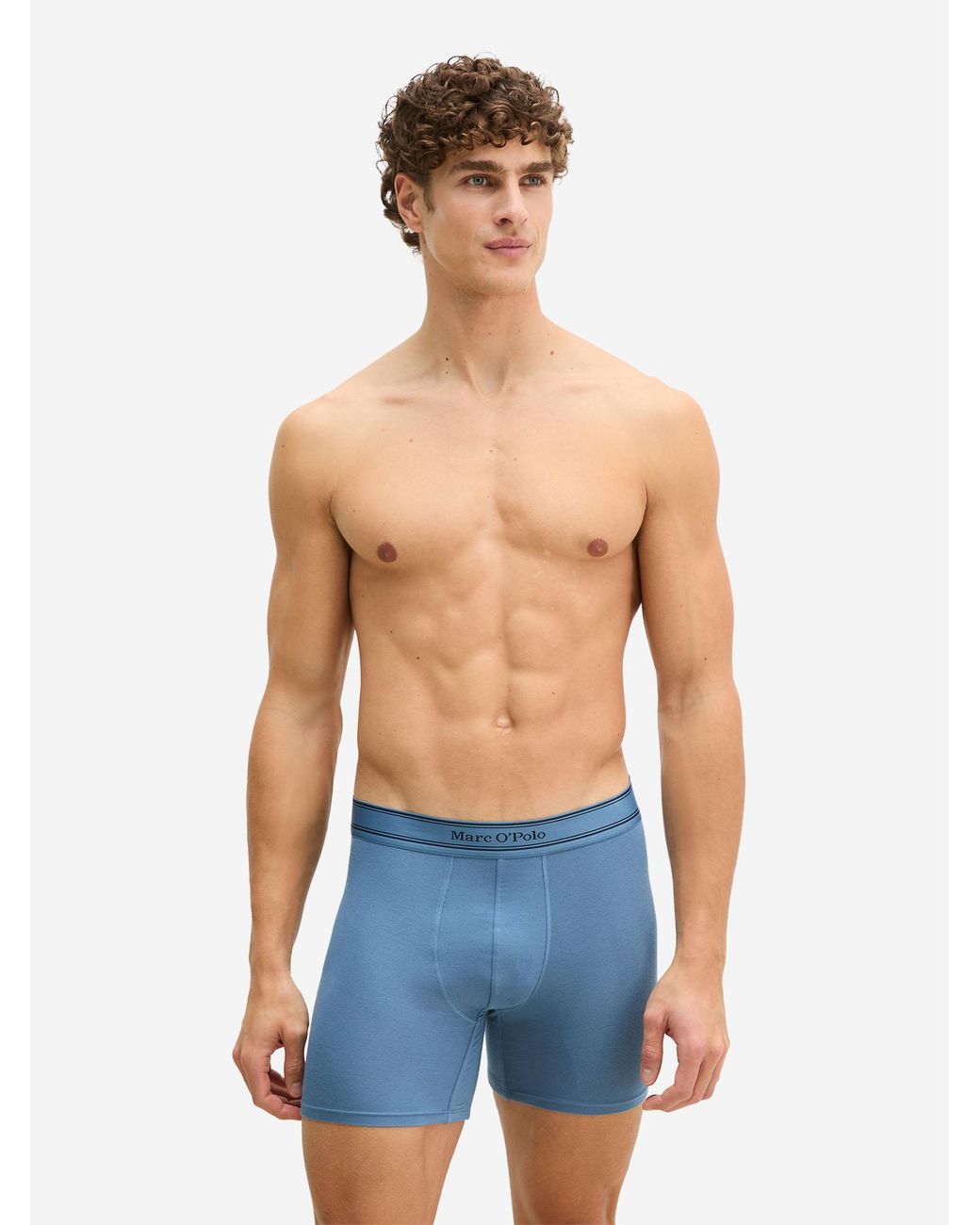 Marc O' Polo Marc O'Polo Mannen Lange Boxer Modal in het Blue voor heren