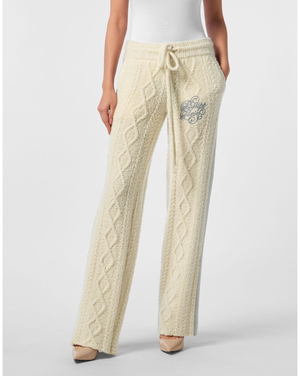 Philipp Plein Joggers Signature in het Natural