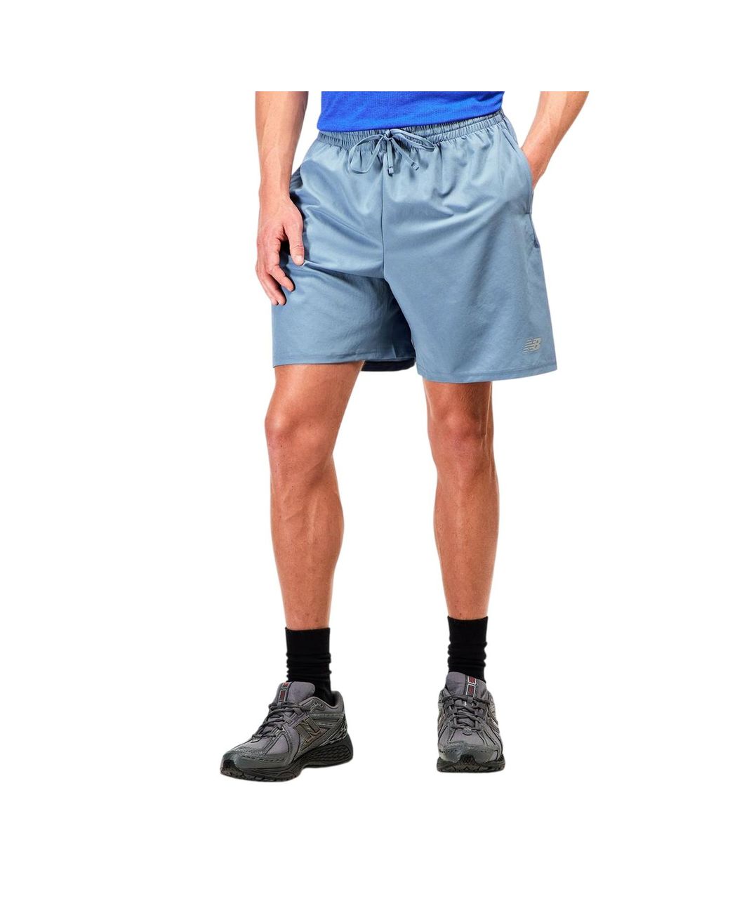 New Balance Accelerate-Short Voor in het Blue voor heren