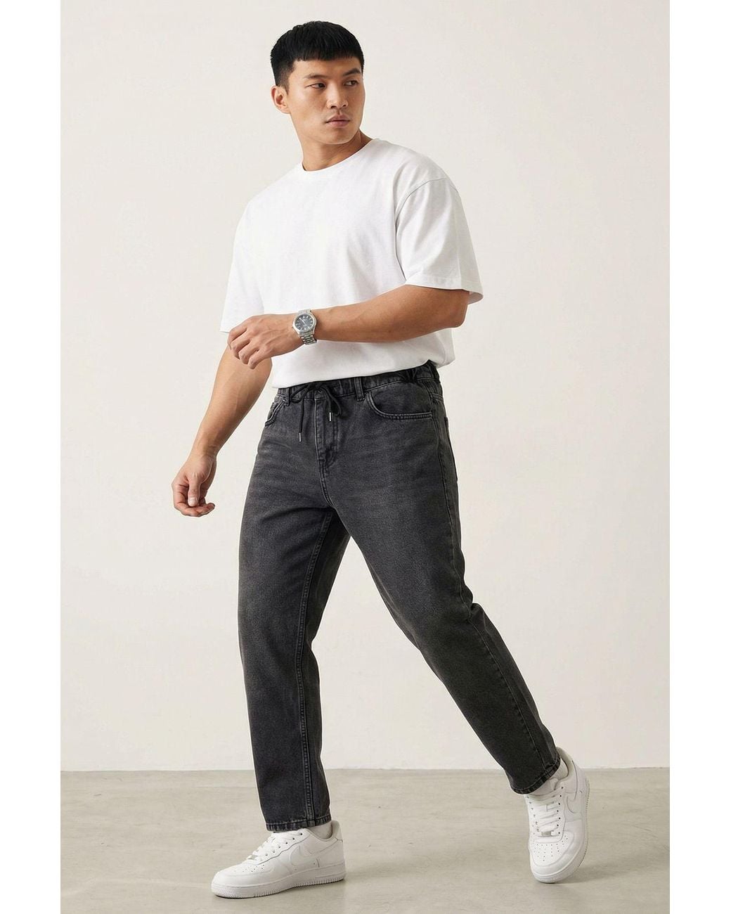 Bigdart Natural Relaxed Fit Denim Pants for men